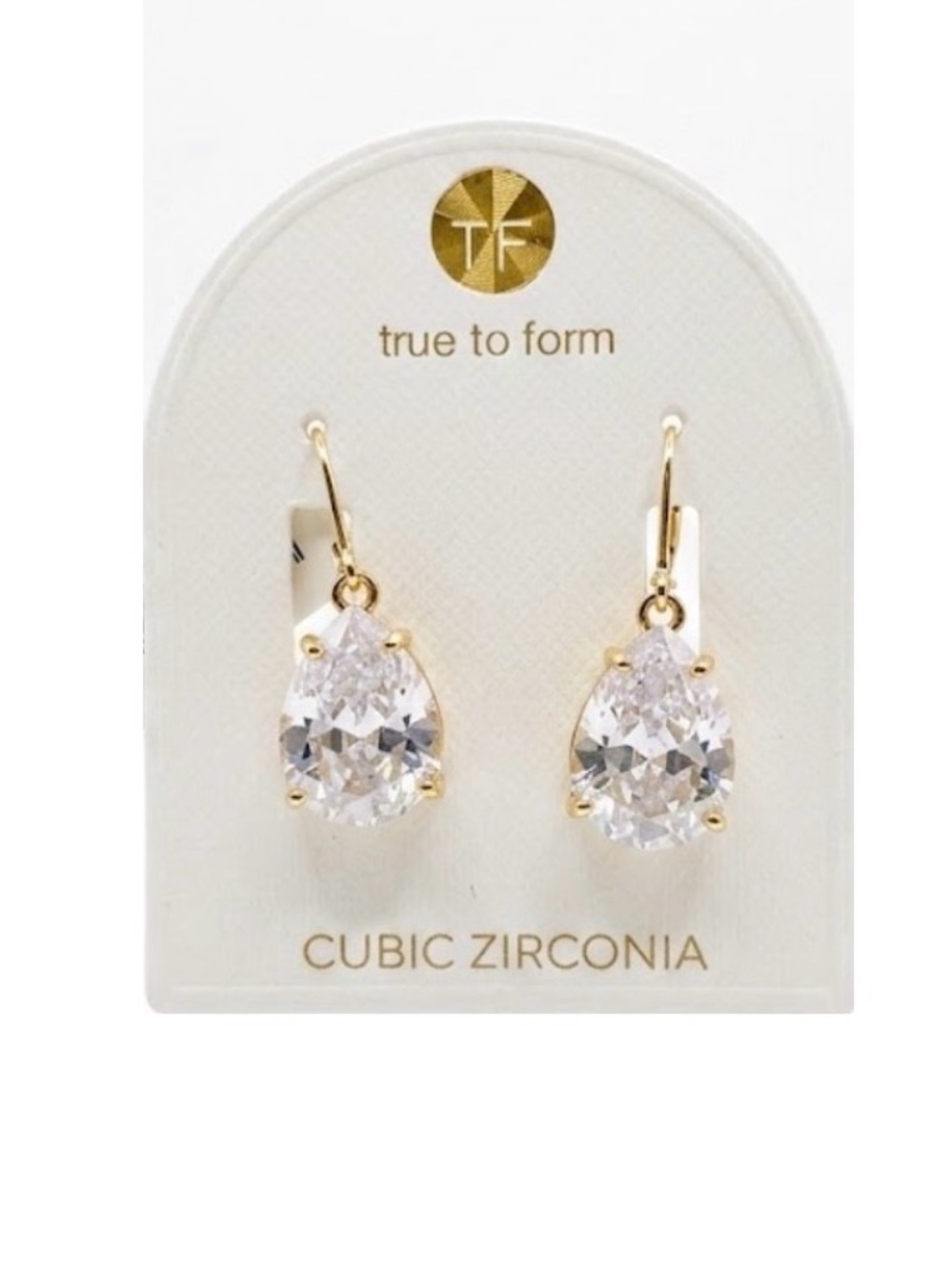 NWT ⚜️💎⚜️ True to Form Cubic Zirconia Earrings